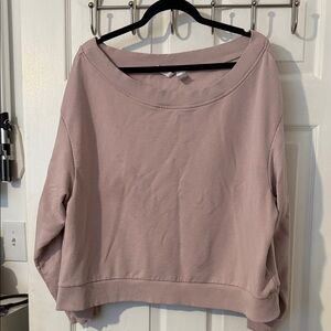 Off shoulder Sweatshirt